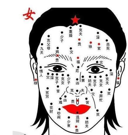 女人面相面相分析|面相算命图解